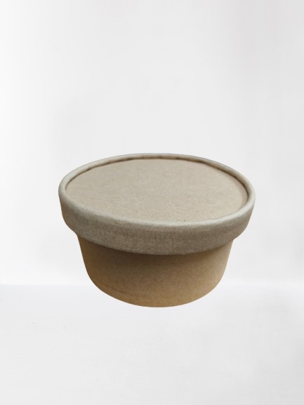 Short Kraft Food Container